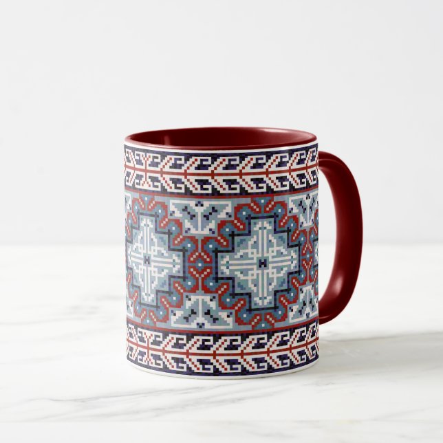 Native Amerikanischen Ureinwohners Navajo Pattern Tasse (VorderseiteRechts)
