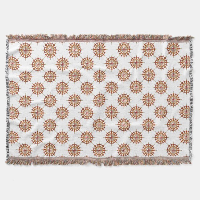 Native Art Blanket Spirituelle Tribal Throw Blanke Decke (Vorderseite)