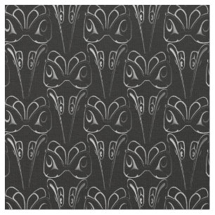 Native Art Fabric Eagle Totem Pole Stammwerk Stoff