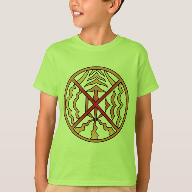 Native Art Hoodie Kid's Elements Tribal Sun Shirt (Vorderseite)