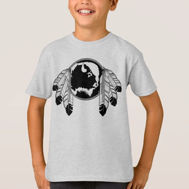 Native Art Kid's Sweatshirt First Nations Kid's Sh T-Shirt (Vorderseite)