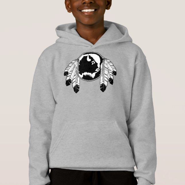 Native Art Kid's Sweatshirt First Nations Shirt (Vorderseite)