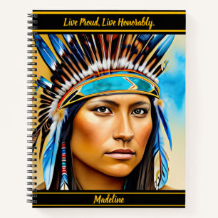 Native Art Notebook: Tribal Elegance Notizbuch