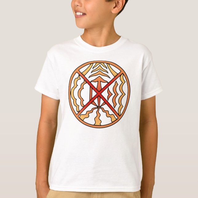 Native Art Shirt Kid's Elements Tribal Sun Shirt (Vorderseite)