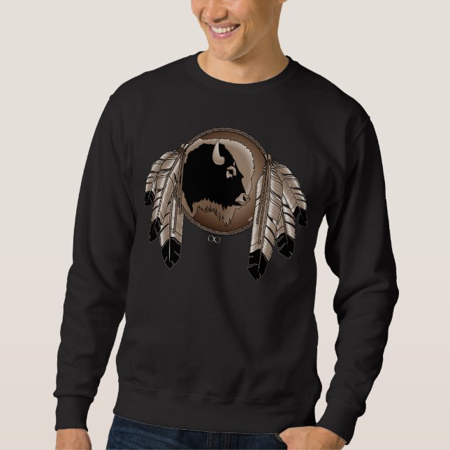 Native Art Sweatshirt Tribal Spirit Animal Shirts (Vorderseite)