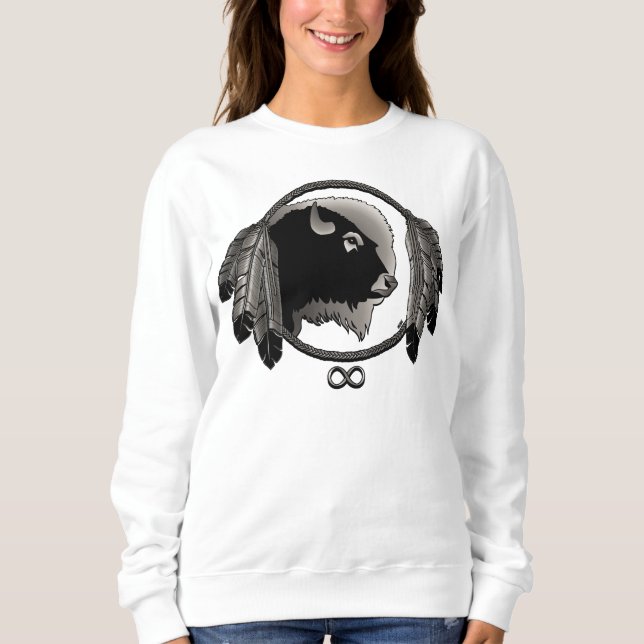 Native Art Sweatshirt Tribal Spirit Animal Shirts (Vorderseite)