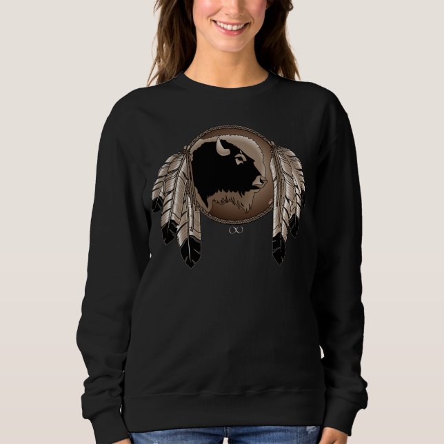 Native Art Sweatshirt Tribal Spirit Animal Shirts (Vorderseite)