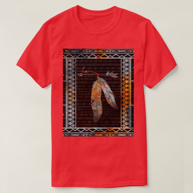 Native Artwork Native American Dreamcatcher Graphi T-Shirt (Design vorne)
