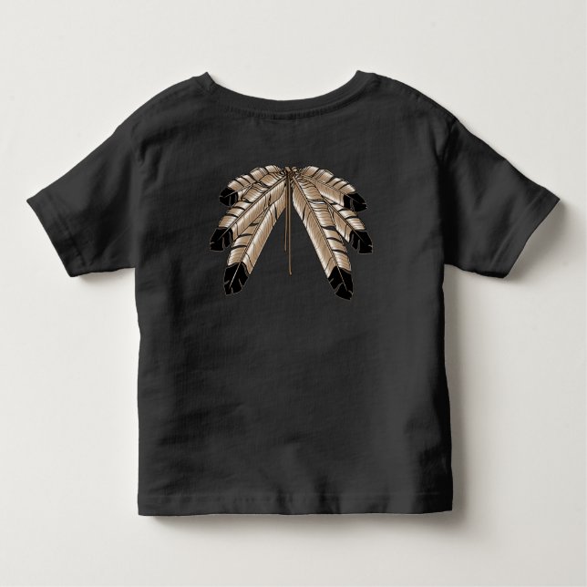 Native Baby Shirt First Nations Fether Baby Shirt (Rückseite)