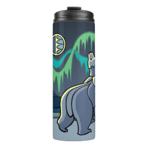 Native Bear Art Tumbler Tasse Polar Bear Trinkbehä