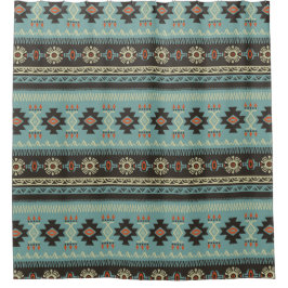 Native Blanket Muster Duschvorhang