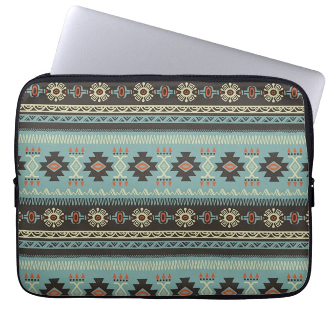 Native Blanket Muster Laptopschutzhülle (Vorderseite)