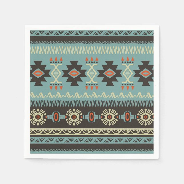 Native Blanket Muster Serviette (Vorderseite)