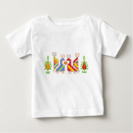 Native Geometric Pattern Baby Jersey T - Shirt