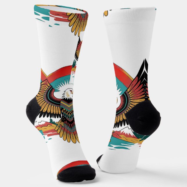 Native Golden Eagle Crew Socken (Gewinkelt)