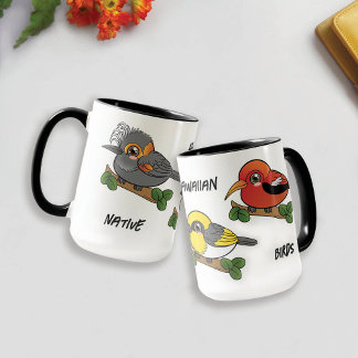 Native Hawaiian Bird Tasse