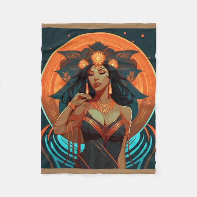 NATIVE INSPIRATION #2 FLEECEDECKE (Vorderseite)