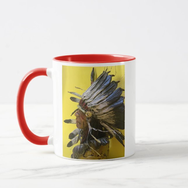 Native "Kiowa" morning sky original art Tasse (Links)