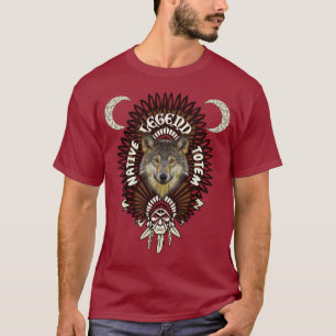 Native Legend Totem Wolf T-Shirt
