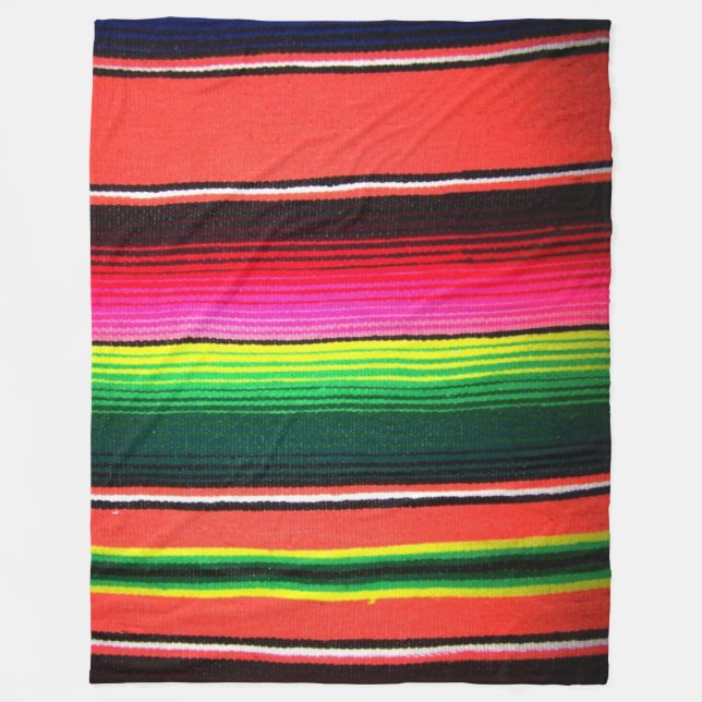 NATIVE MEXIKANISCHE (simulierte) Fleece Blankets (Vorderseite)