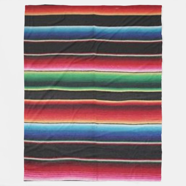 NATIVE MEXIKANISCHE (simulierte) Fleece Blankets (Vorderseite)