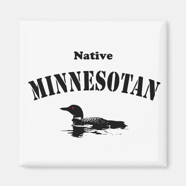 Native Minnesotan Magnet (Vorne)