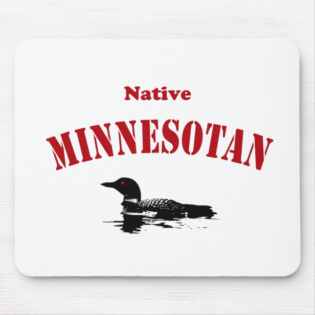 Native Minnesotan Mousepad (Vorne)