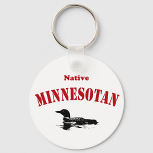 Native Minnesotan Schlüsselanhänger