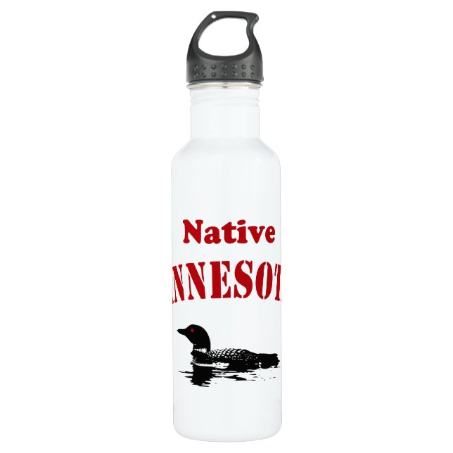 Native Minnesotan Trinkflasche (Vorderseite)