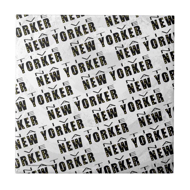 Native New Yorker Pattern Fliese (Vorderseite)