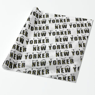 Native New Yorker Pattern Geschenkpapier
