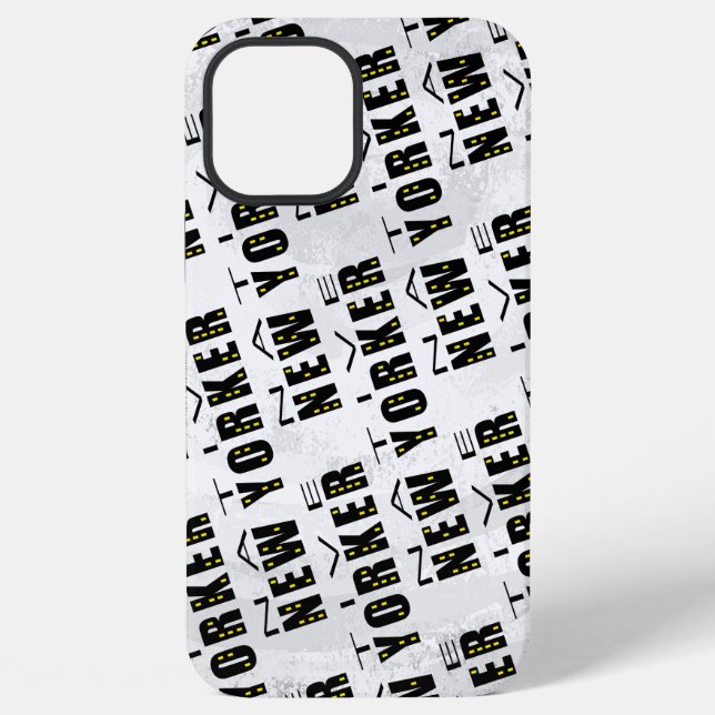 Native New Yorker Pattern iPhone Hülle (Rückseite)