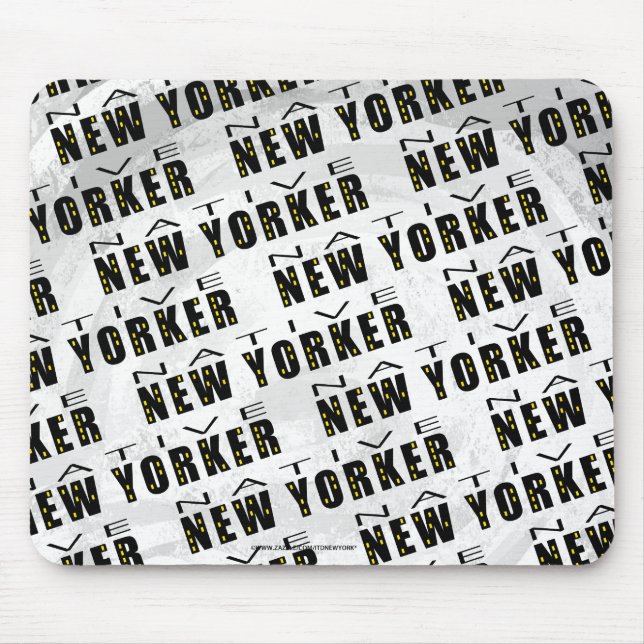 Native New Yorker Pattern Mousepad (Vorne)