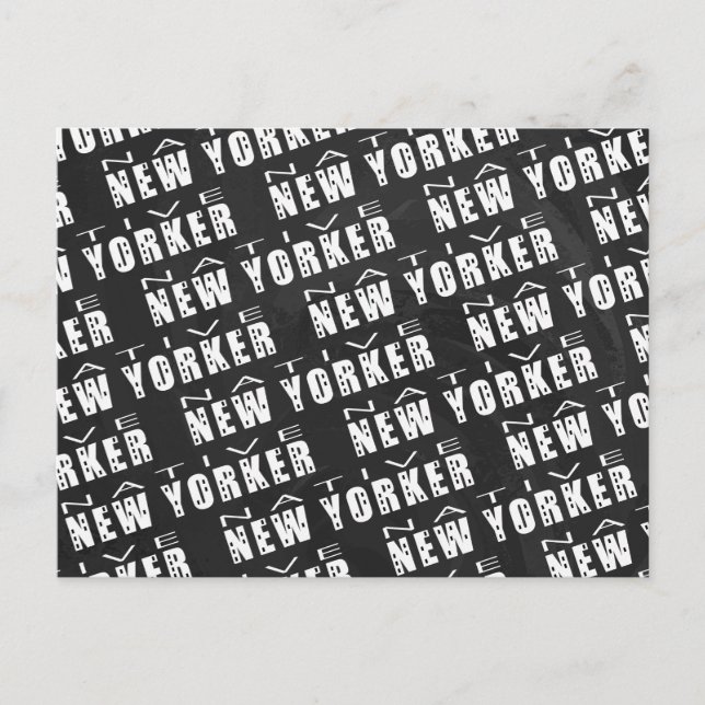 Native New Yorker Pattern Postkarte (Vorderseite)