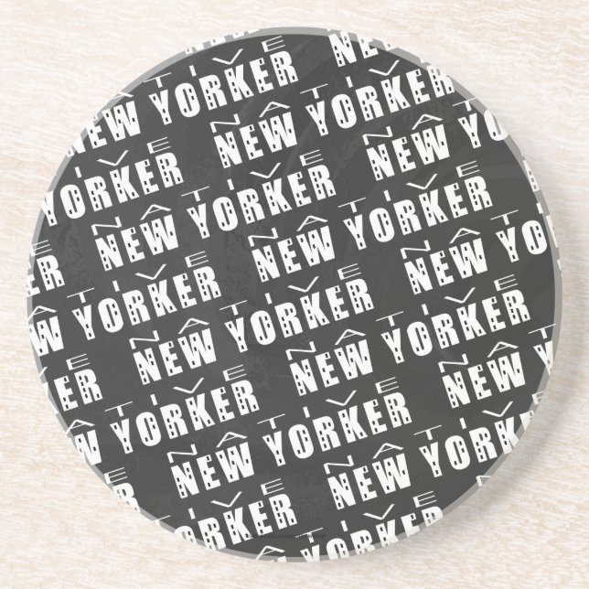 Native New Yorker Pattern Untersetzer (Vorne)