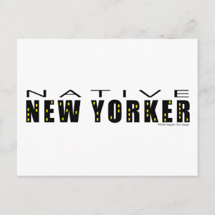 Native New Yorker Postcard Postkarte