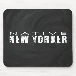Native New Yorker schwarz Mousepad