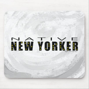 Native New Yorker schwarz Mousepad