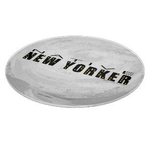 Native New Yorker schwarz Schneidebrett