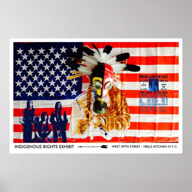 NATIVE RECHTE KUNSTAUSSTELLUNG - NEW YORK CITY POS POSTER (Vorne)