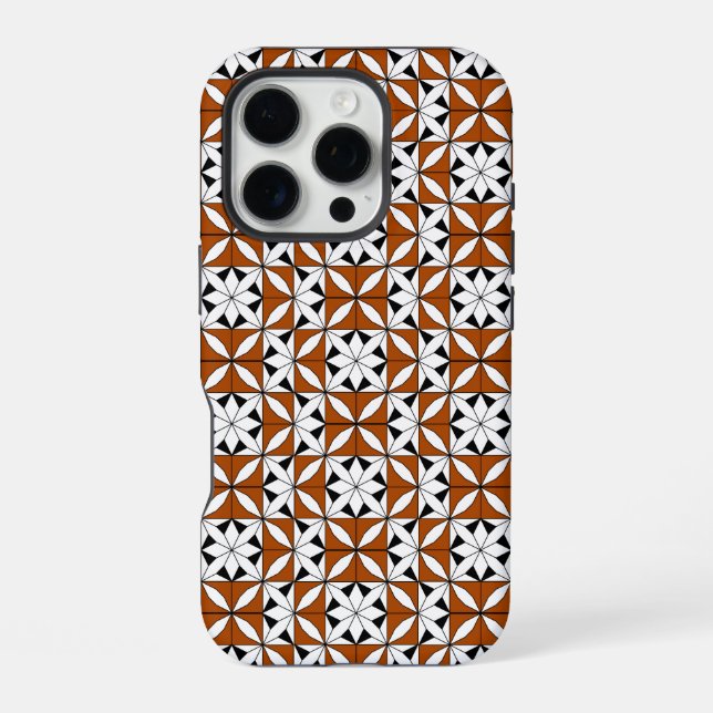 Native Snowflakes iPhone Hülle (Rückseite)