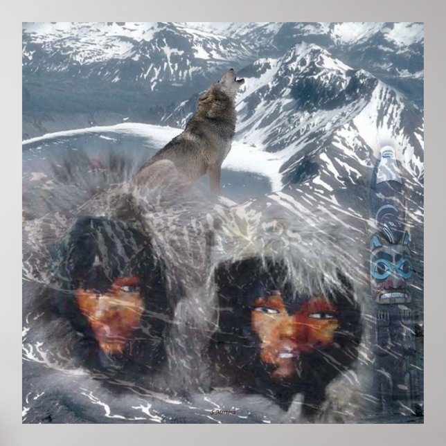 Native Spirit in Alaska Poster (Vorne)