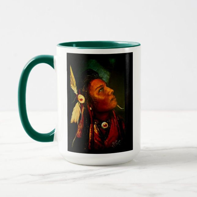 "Native Spirit" Original-Kunst Tasse (Links)
