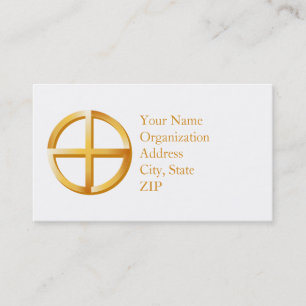 Native Spiritualität 3.5" x 2.0" Visitenkarte