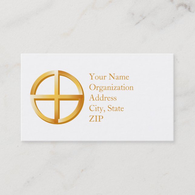 Native Spiritualität 3.5" x 2.0" Visitenkarte (Vorderseite)