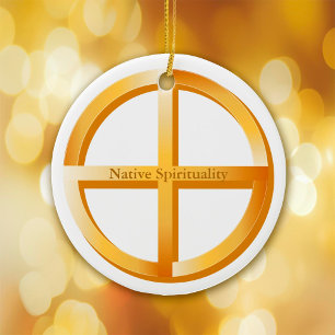 Native Spiritualität Keramikornament