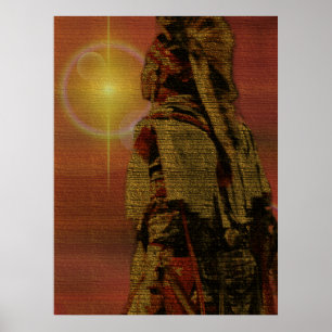 Native Sun Art Poster