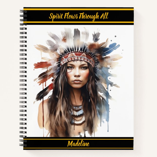 Native Symbole - Kompositionsbuch Notizbuch (Vorderseite)