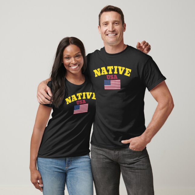 Native Team USA Flag Offizielle echte klassische T T-Shirt (Unisex)