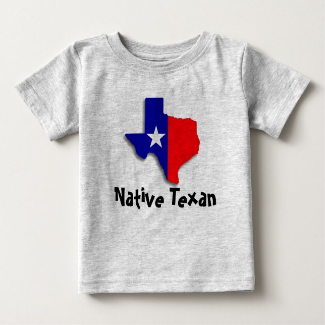 Native Texan Baby T-shirt (Vorderseite)